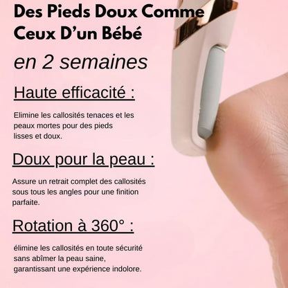 Easyheels – Exfoliant pour les pieds & Éliminateur de callosités