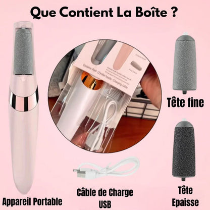 Easyheels – Exfoliant pour les pieds & Éliminateur de callosités